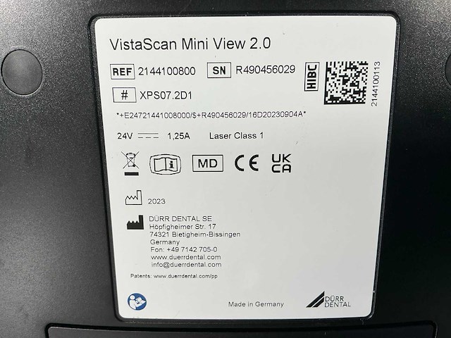 Durr dental vistascan mini view 2.0 - afbeelding 7 van  7