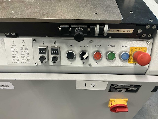 Dürselen pb.04 n papierboormachine - afbeelding 11 van  12