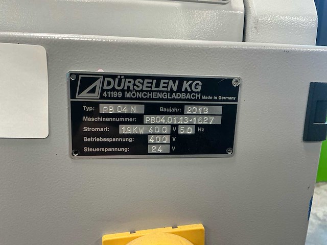 Dürselen pb.04 n papierboormachine - afbeelding 12 van  12