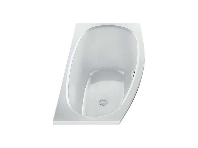 Duscholux piccolo 181 175x50-80cm hoek inbouwbad - afbeelding 1 van  3