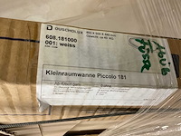 Duscholux piccolo 181 175x50-80cm hoek inbouwbad - afbeelding 3 van  3