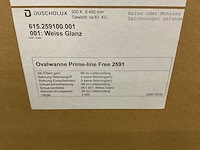 Duscholux prime-line free 2591 200x90cm vrijstaand bad - afbeelding 4 van  5