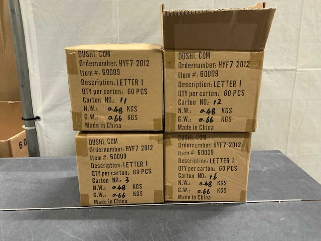 Dushi letter i decoratie (240x) - afbeelding 4 van  4