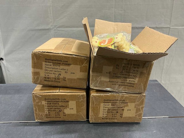 Dushi letter j decoratie (240x) - afbeelding 4 van  4