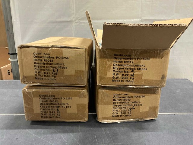 Dushi letter l decoratie (240x) - afbeelding 4 van  4