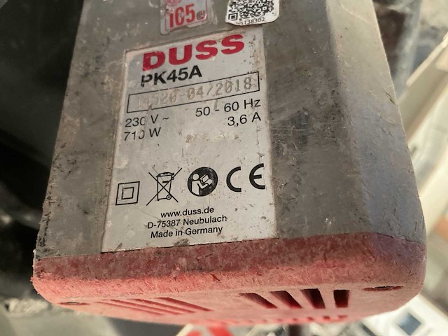 Duss pk45a hakhamer - afbeelding 3 van  3