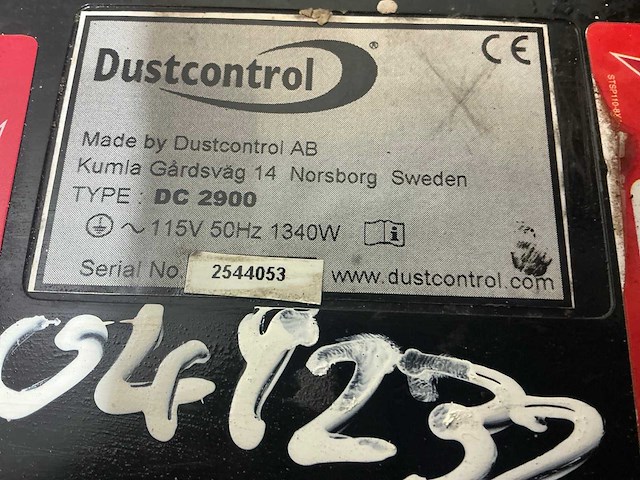 Dustcontrol dc2900 eco industriële stofzuiger - afbeelding 5 van  7