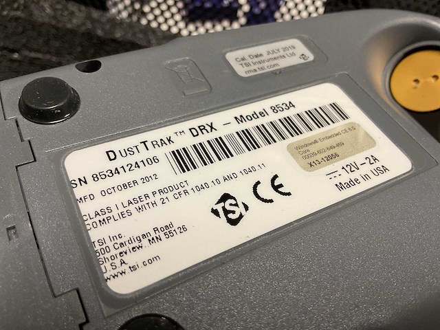 Dusttrak 8534 aerosol monitor - afbeelding 7 van  8