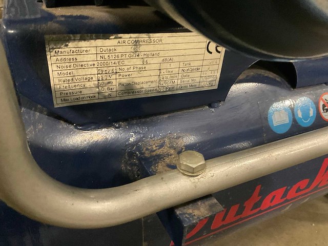 Dutack 175-50 luchtcompressor - afbeelding 4 van  5