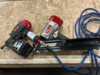 Dutack/press pneumatische tacker (2x) - afbeelding 1 van  4