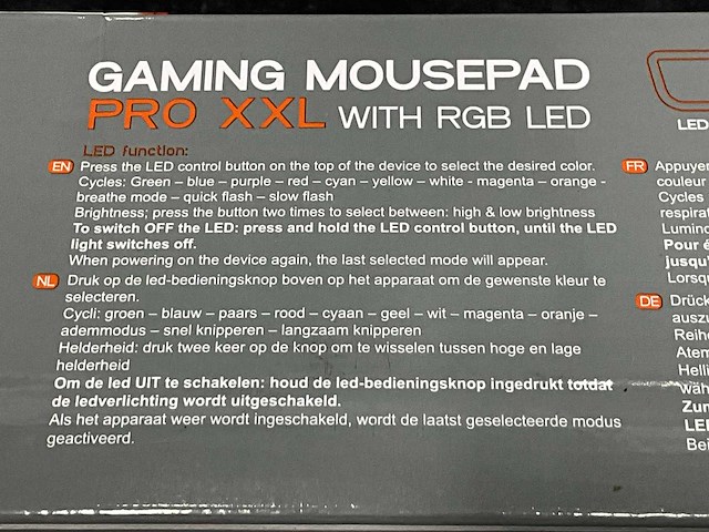 Dutch originals gaming mousepad pro xxl - afbeelding 8 van  8
