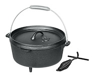 Dutch oven pan 6,8 liter, el fuego, ay0463, zwart - afbeelding 1 van  3