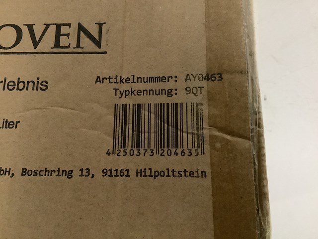 Dutch oven pan 6,8 liter, el fuego, ay0463, zwart - afbeelding 3 van  3