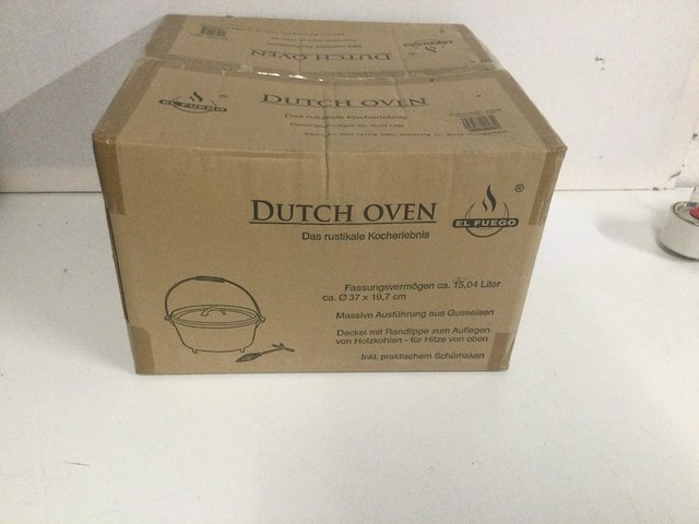 Dutch oven pan, el fuego, ay0465, zwart - afbeelding 2 van  3