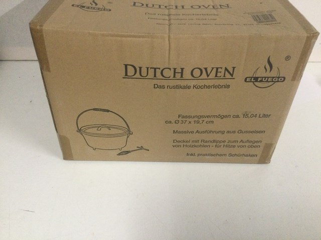 Dutch oven pan, el fuego, ay0465, zwart - afbeelding 2 van  4