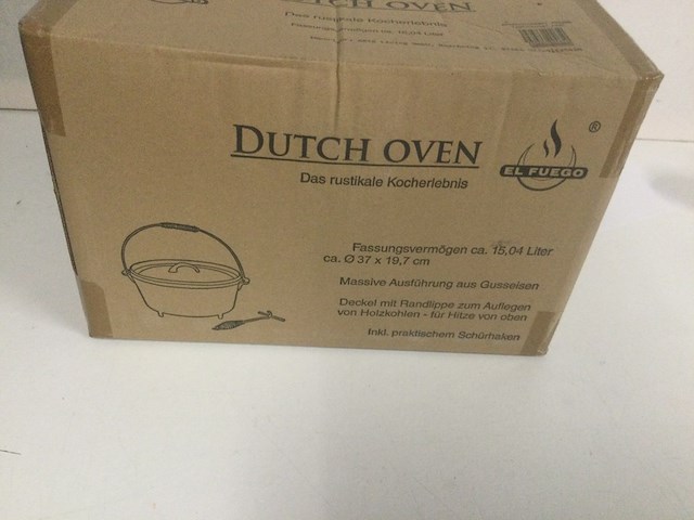 Dutch oven pan, el fuego, ay0465, zwart - afbeelding 2 van  3