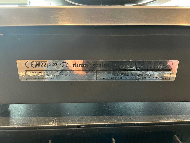 Dutch scales - acs-s500 - digitale weegschaal - afbeelding 5 van  5