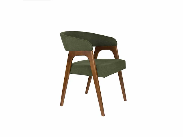 Dutchbone adamello eetkamerstoelen green zithoogte 48cm (4x) - afbeelding 1 van  4