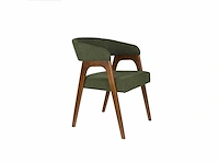 Dutchbone adamello eetkamerstoelen green zithoogte 48cm (4x)