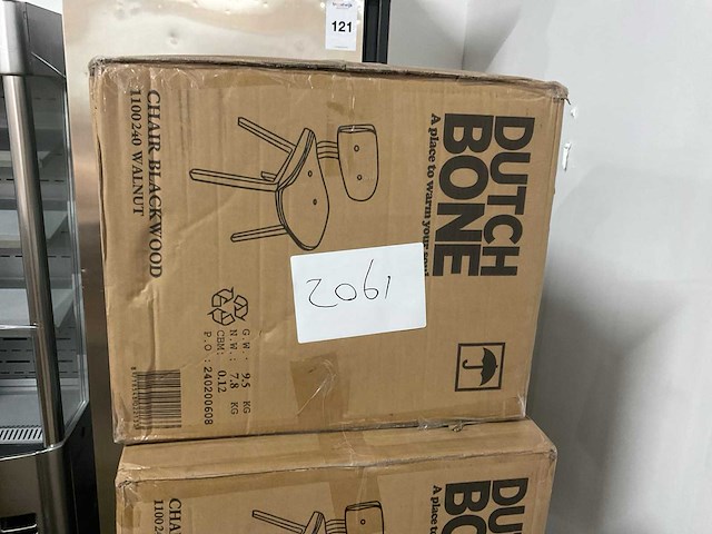 Dutchbone blackwood eetkamerstoel (4x) - afbeelding 6 van  6