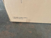 Dutchbone naida eetkamerstoel (2x) - afbeelding 6 van  9