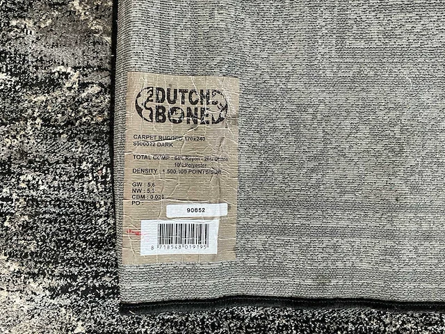 Dutchbone rugged vloerkleed 240x170cm - afbeelding 3 van  3