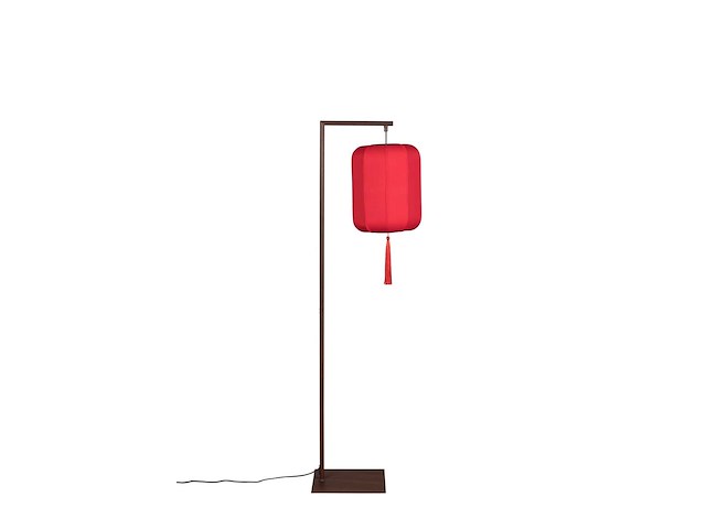 Dutchbone suoni rood vloerlamp - afbeelding 1 van  5