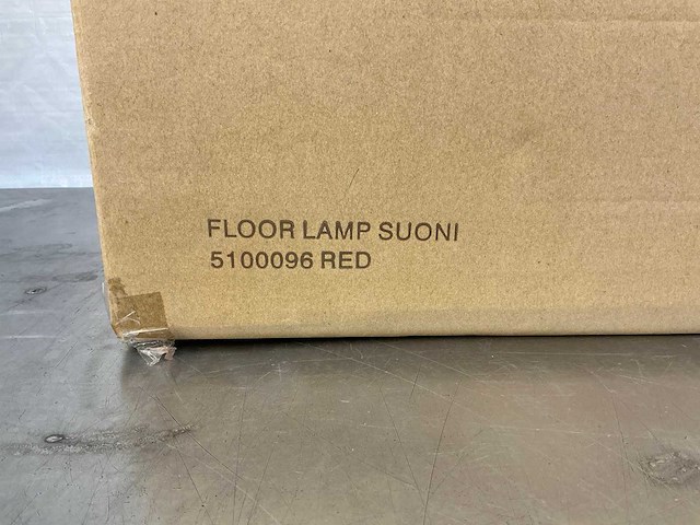 Dutchbone suoni rood vloerlamp - afbeelding 3 van  5