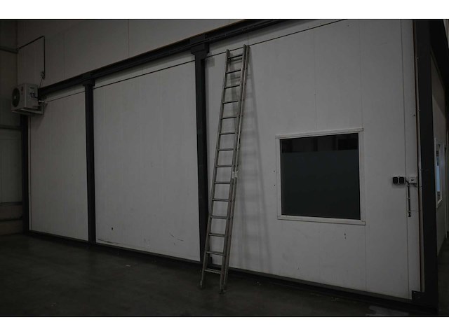 Dutec 2 x 14 2-delige aluminium ladder - afbeelding 1 van  3