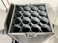 Dutycase 16ps mic statieven flightcase - afbeelding 2 van  2