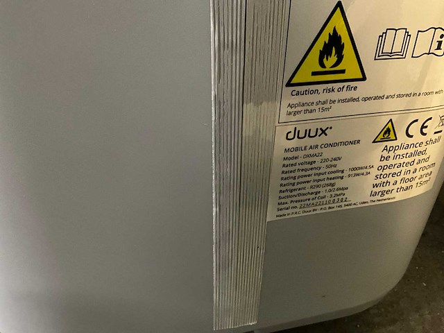 Duux dxma22 mobiele airco - afbeelding 2 van  5
