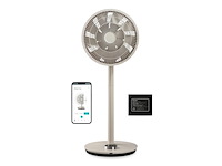 Duux whisper flex smart statiefventilator met dock & accu greige - afbeelding 1 van  6