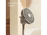 Duux whisper flex smart statiefventilator met dock & accu greige - afbeelding 2 van  6