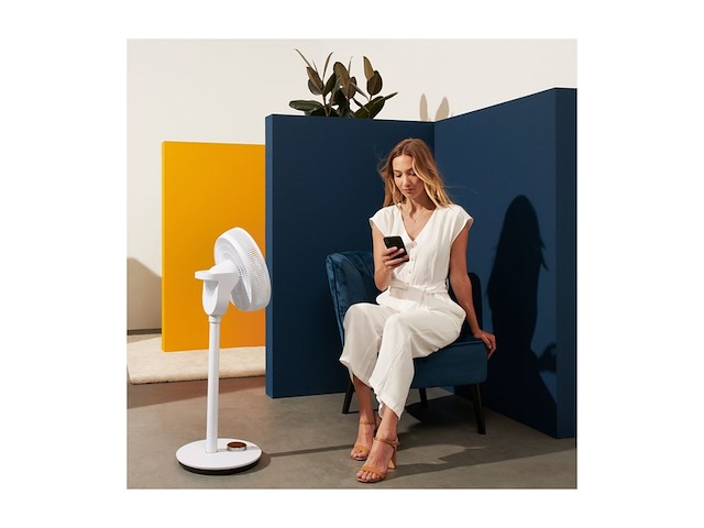 Duux whisper flex smart statiefventilator met dock & accu wit - afbeelding 3 van  3