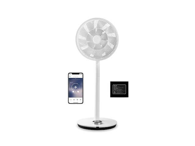 Duux whisper flex smart statiefventilator met dock & accu wit - afbeelding 2 van  3