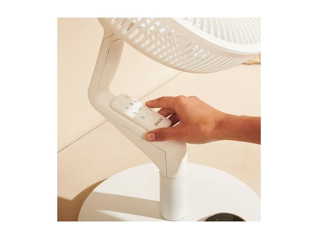 Duux whisper flex ultimate smart statiefventilator met dock & accu wit - afbeelding 3 van  5