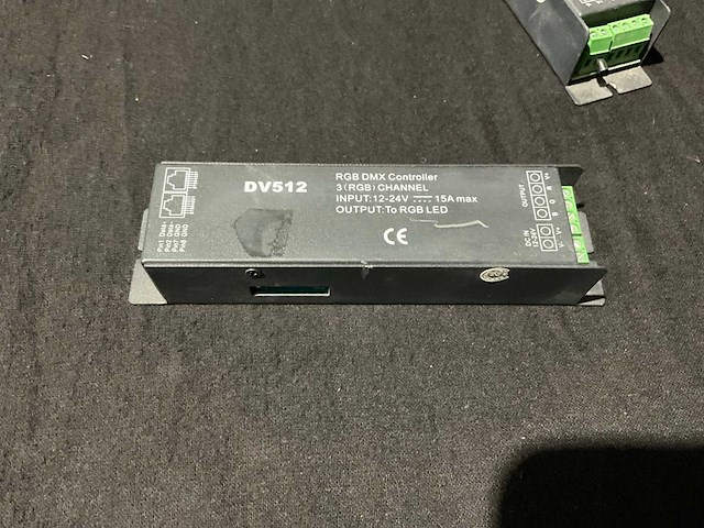 Dv512 rgb dmx controller (8x) - afbeelding 1 van  2