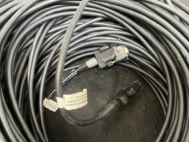 Dvi-d fiber-copper hybrid kabel (100 meter) (2x) - afbeelding 3 van  3