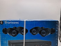 Dvr beveiligings systeem met vier camera's, smartwares, dvr640s