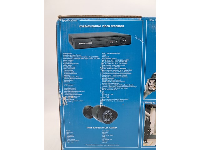 Dvr beveiligings systeem met vier camera's, smartwares, dvr640s - afbeelding 4 van  7