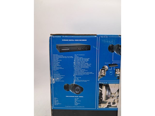 Dvr beveiligings systeem met vier camera's, smartwares, dvr640s - afbeelding 4 van  8