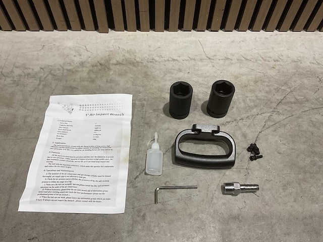 Dw 1” air impact wrench pneumatische slagmoersleutel - afbeelding 11 van  39