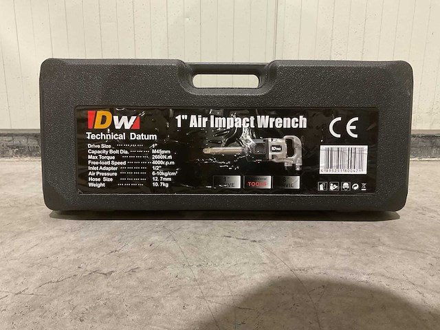 Dw 1” air impact wrench pneumatische slagmoersleutel - afbeelding 9 van  12