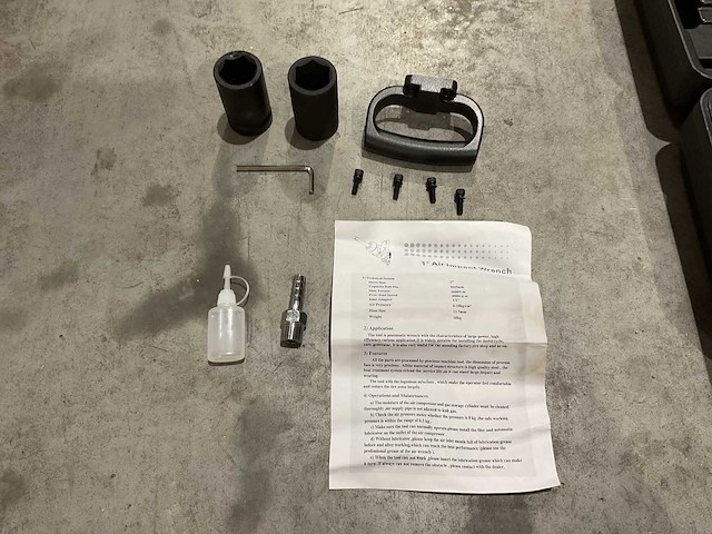 Dw 1” air impact wrench pneumatische slagmoersleutel - afbeelding 3 van  38