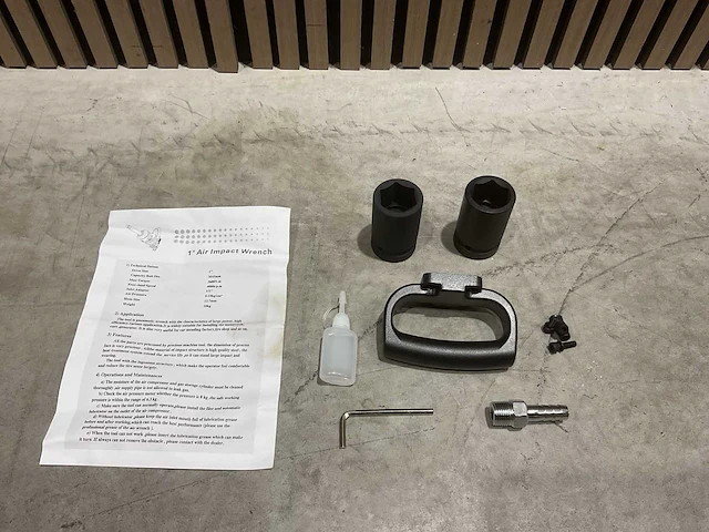 Dw 1” air impact wrench pneumatische slagmoersleutel - afbeelding 10 van  33