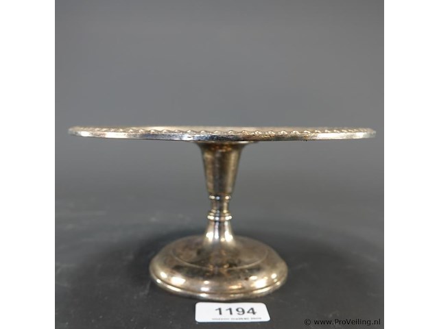 D.w. haber & son n.y verzilverde tazza - afbeelding 2 van  6