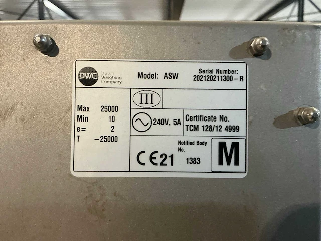 Dwc asw digitale rvs weegschaal - afbeelding 6 van  8