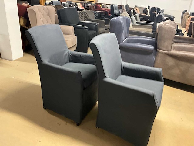 Dwingeloo verrijdbare eetkamerstoel (2x) - afbeelding 3 van  13