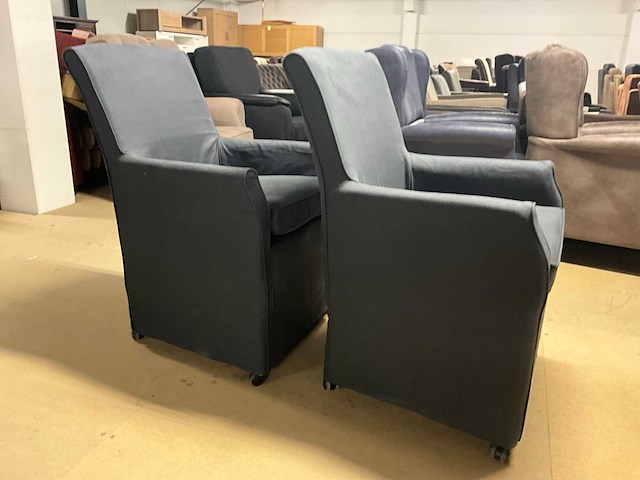 Dwingeloo verrijdbare eetkamerstoel (2x) - afbeelding 13 van  13