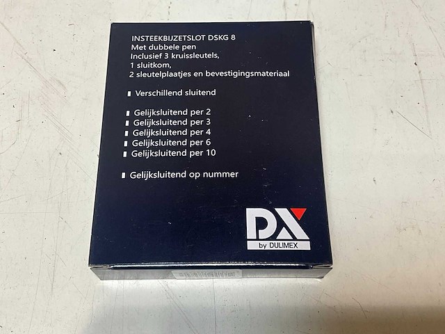 Dx dskg8 insteekbijzetslot (8x) - afbeelding 4 van  4